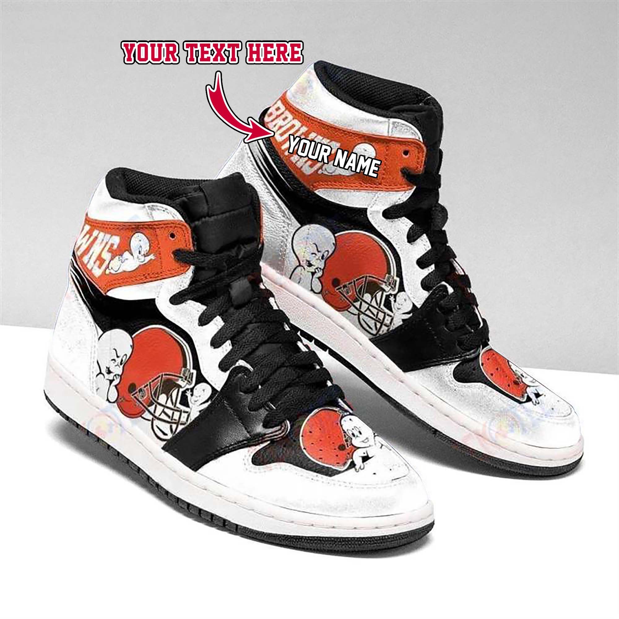 Cleveland Browns Nfl Cleveland Browns Custom Sneakers It538 Air Jordan  Shoes - Inktee Store