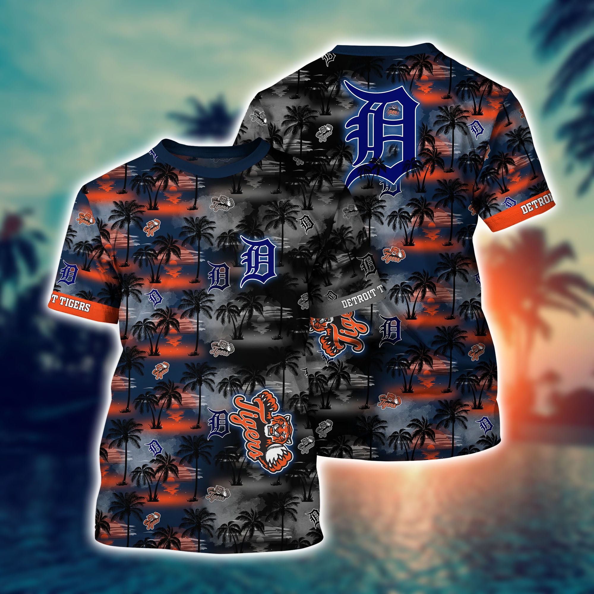 Detroit Tigers MLB-Hawaii Style Shirt Short NA20944 - HomeFavo