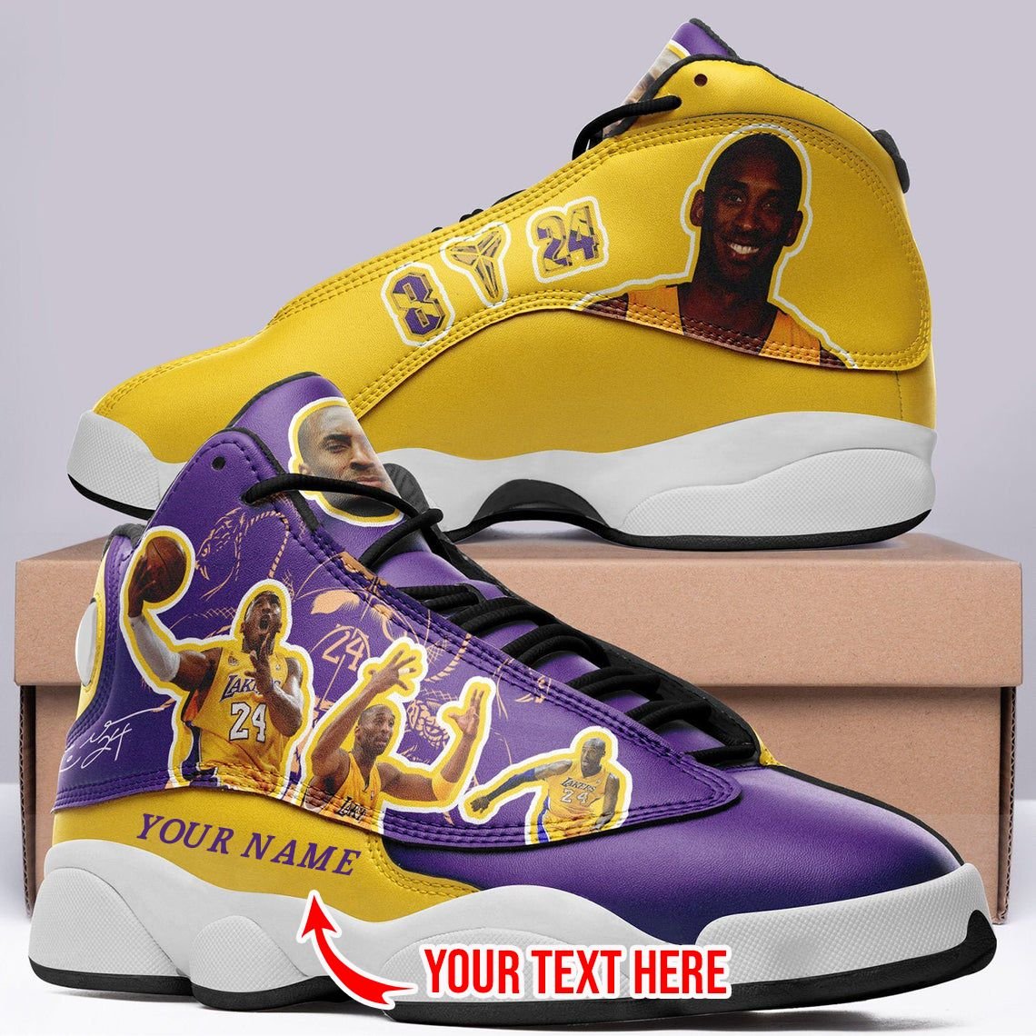 Kobe Bryant Shoes Mamba NBA Retro Sneakers Customized Shoes - HomeFavo