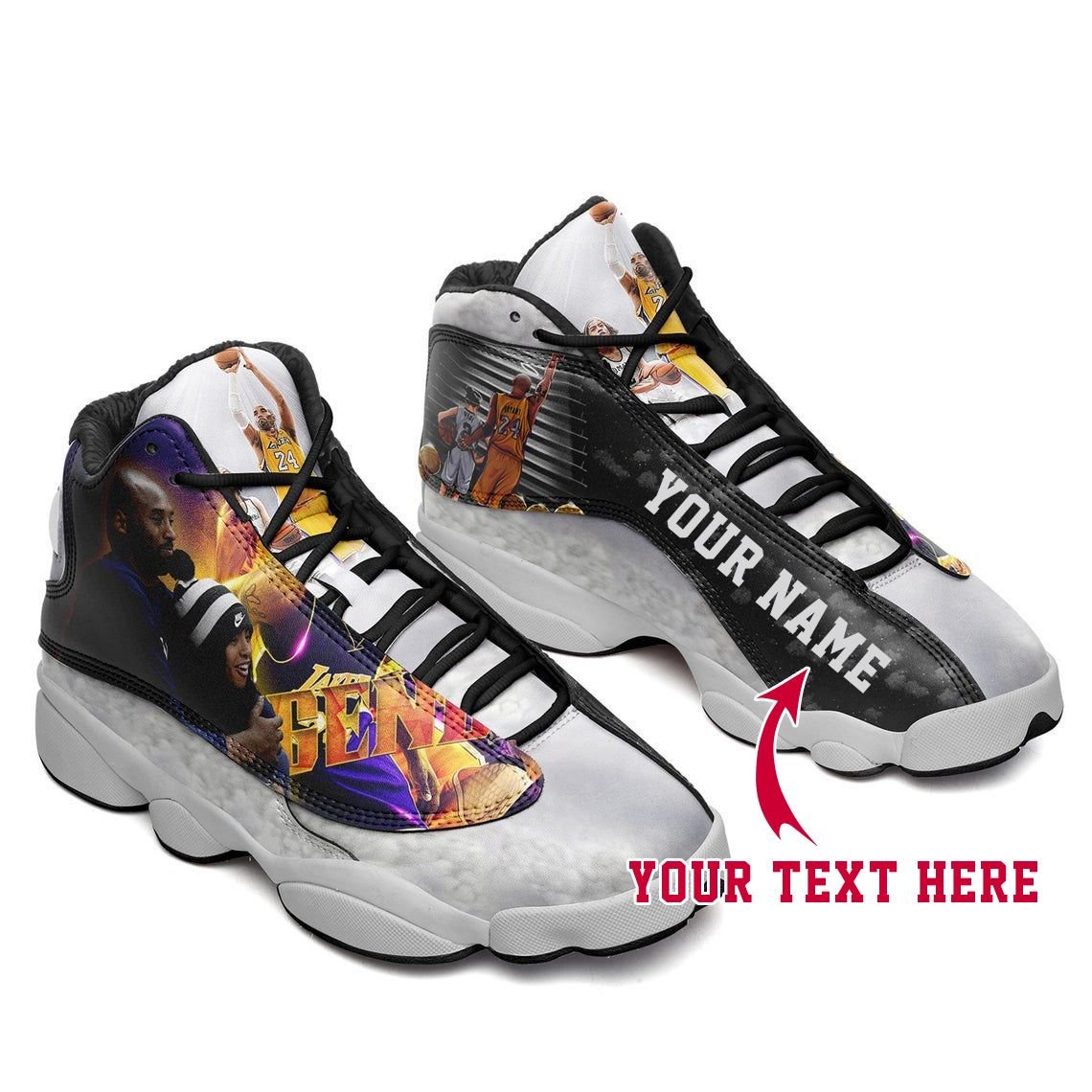 Kobe Bryant Shoes NBA Retro Sneakers Customized Shoes - HomeFavo