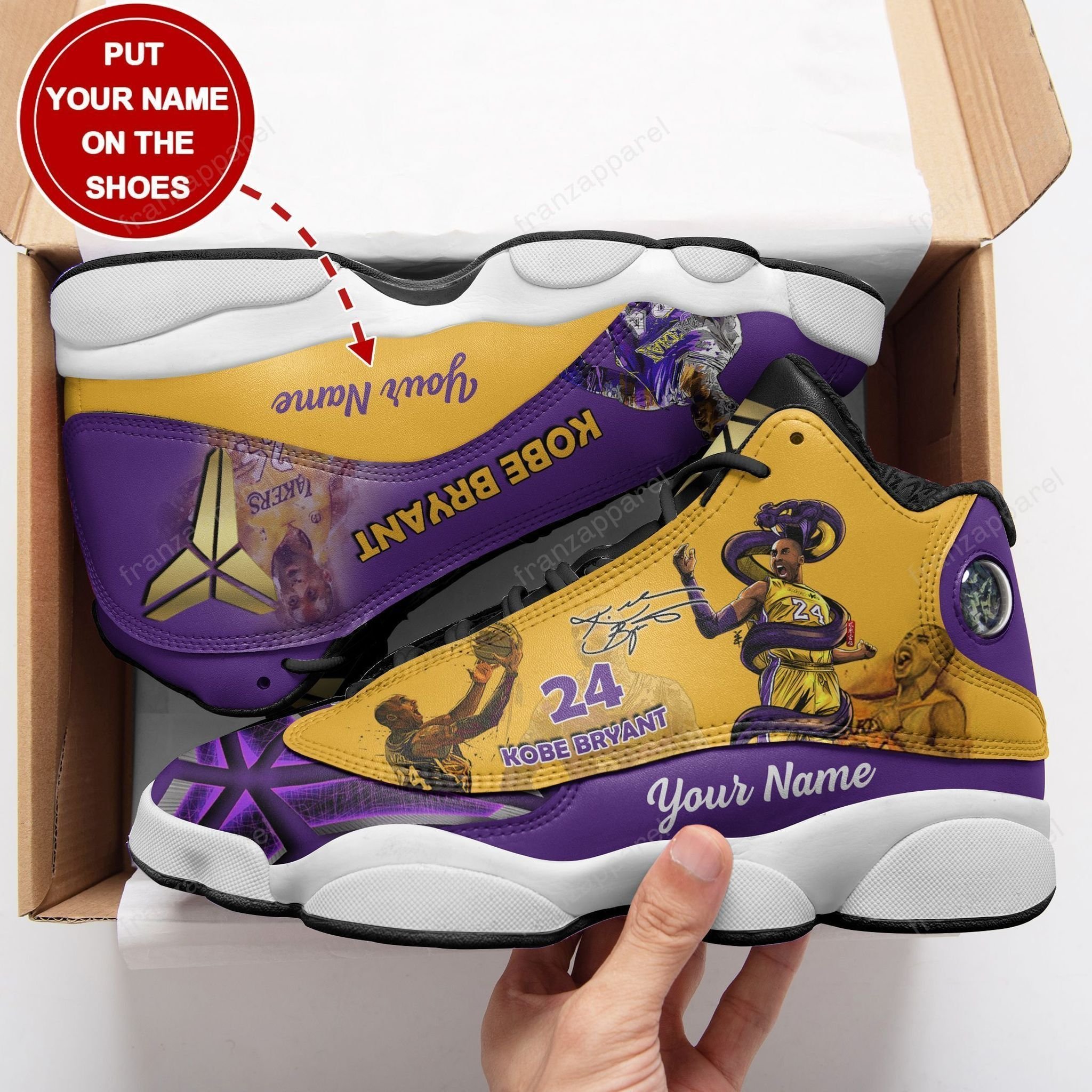 KOBE BRYANT Sport NBA Retro Sneakers Customized Shoes - HomeFavo