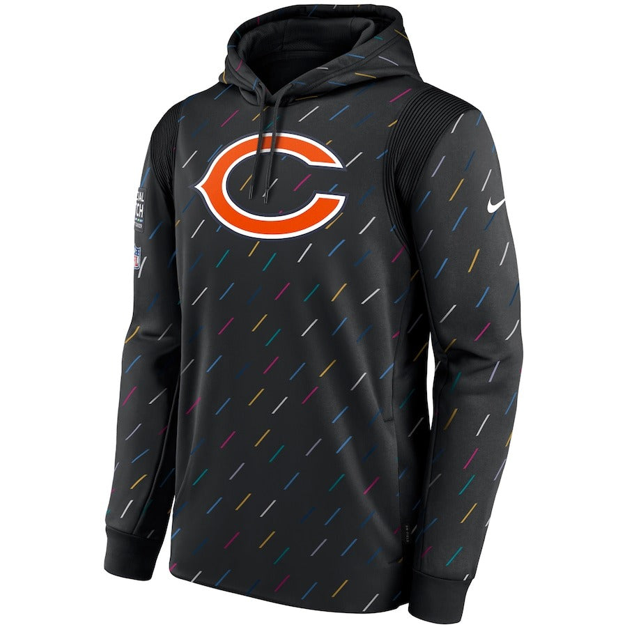 Men's Chicago Bears Nike Charcoal 2021 NFL Crucial Catch Therma ...