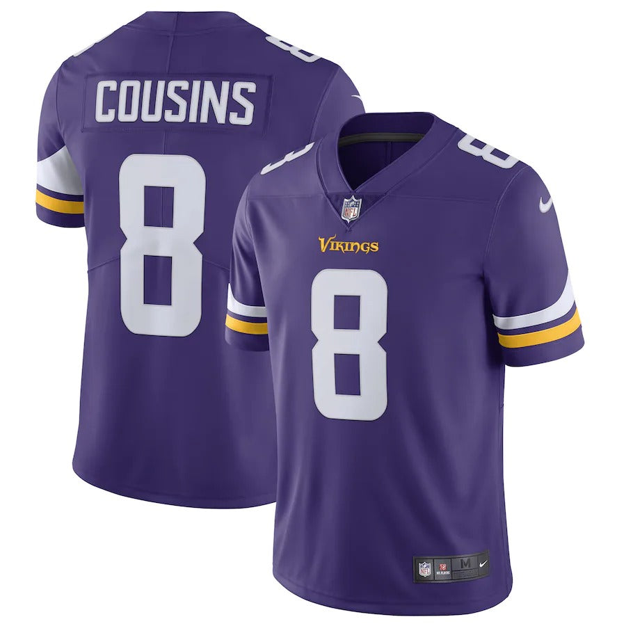 Men's Minnesota Vikings Kirk Cousins Nike Purple Vapor Untouchable ...