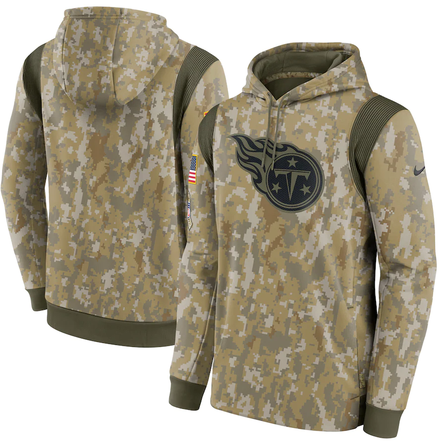 Men's Tennessee Titans Nike Camo 2021 Salute To Service Performance ...