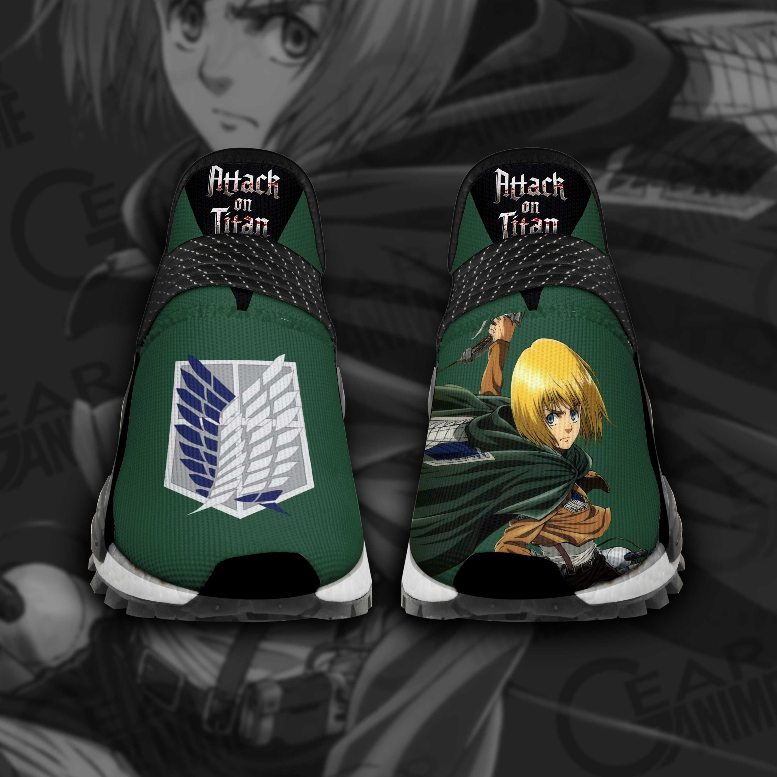 Armin Arlert Shoes Scout Attack On Titan Anime Shoes TT11