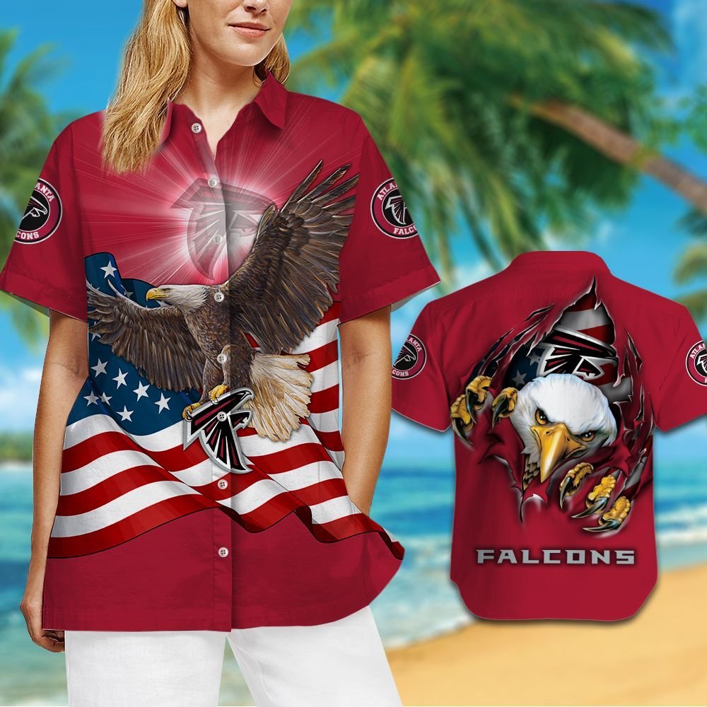 Buy NFL Atlanta Falcons Hawaiian Shirt Kingkong Godzilla - HomeFavo