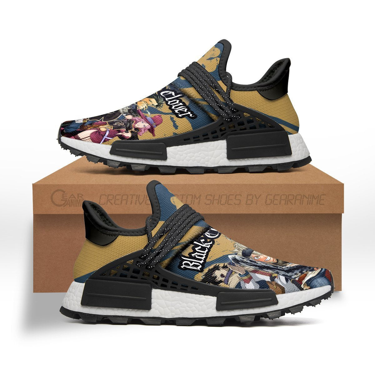 Black Clover Shoes Characters Custom Anime Sneakers