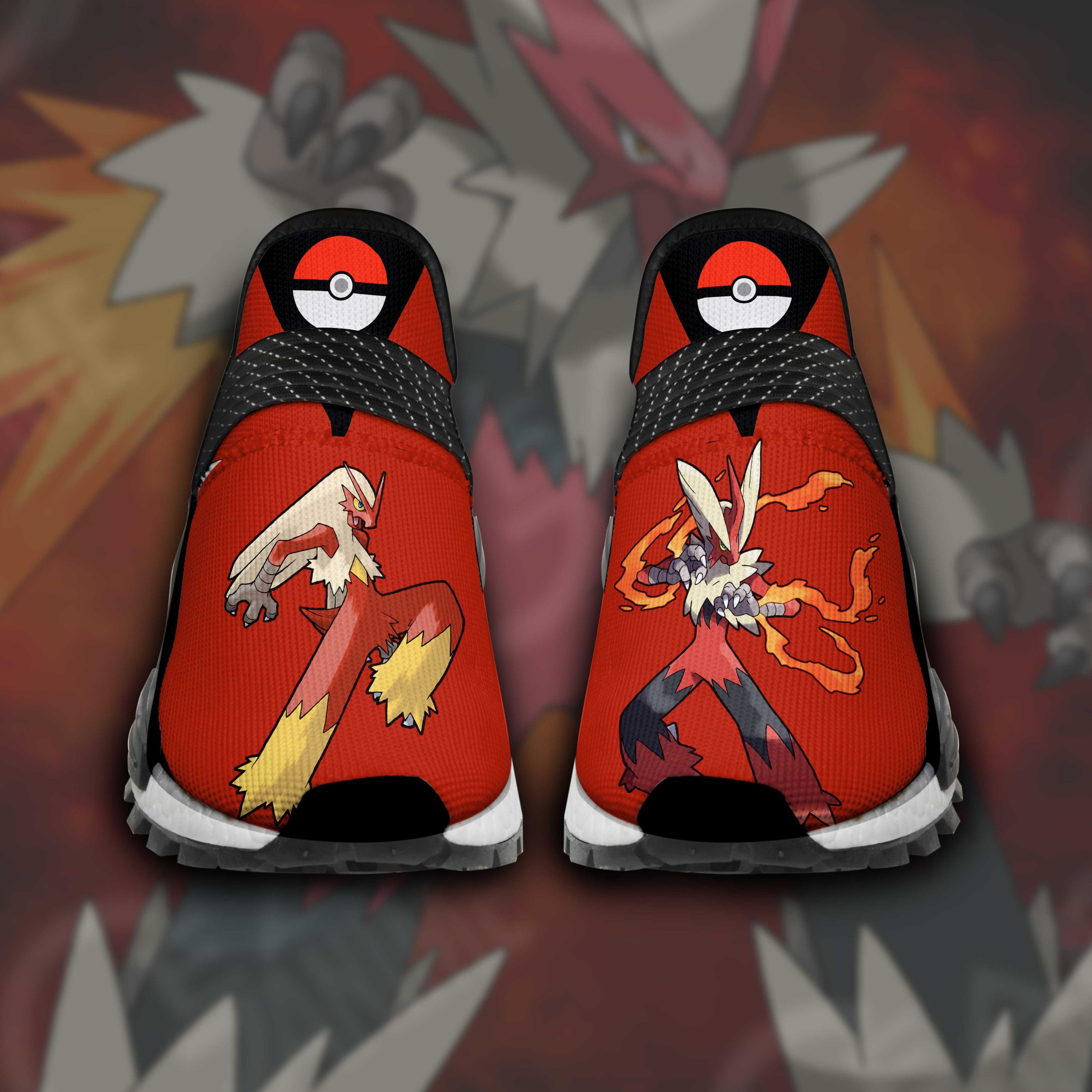 Blaziken Shoes Pokemon Custom Anime Shoes TT11