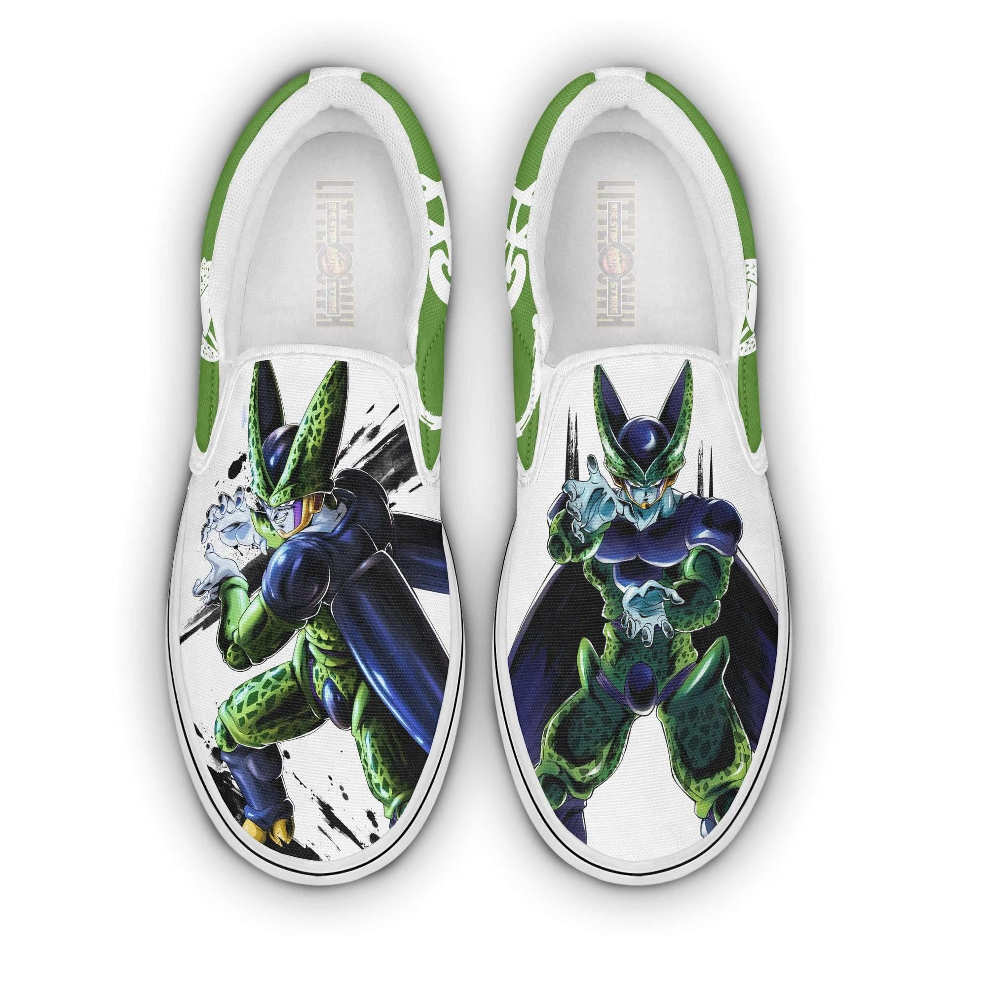 Cell Custom Dragon Ball Z Flat Sneakers Anime Shoes