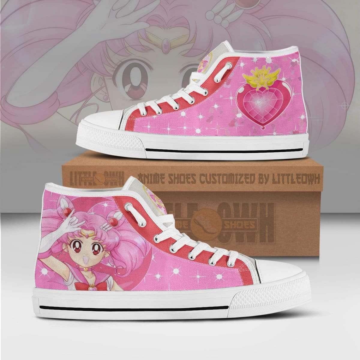 Chibiusa Tsukino High Top Shoes Custom Sailor Moon Anime Canvas Sneakers
