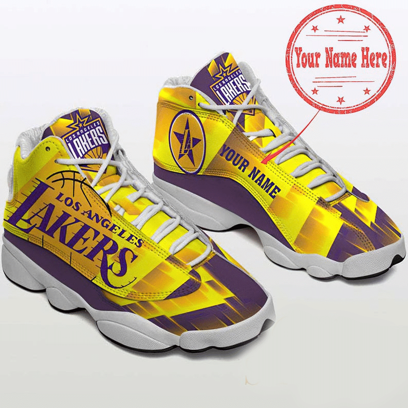 Kobe Bryant Sneaker Shoes Name Personalized Los Angeles Lakers NBA Big ...