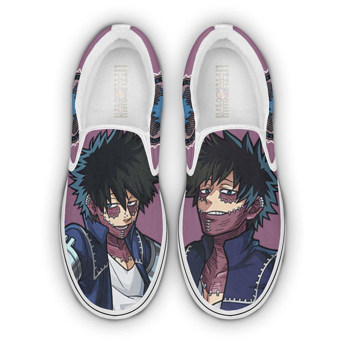 Dabi Shoes My Hero Academia Shoes Custom Anime Classic Slip-On Sneakers