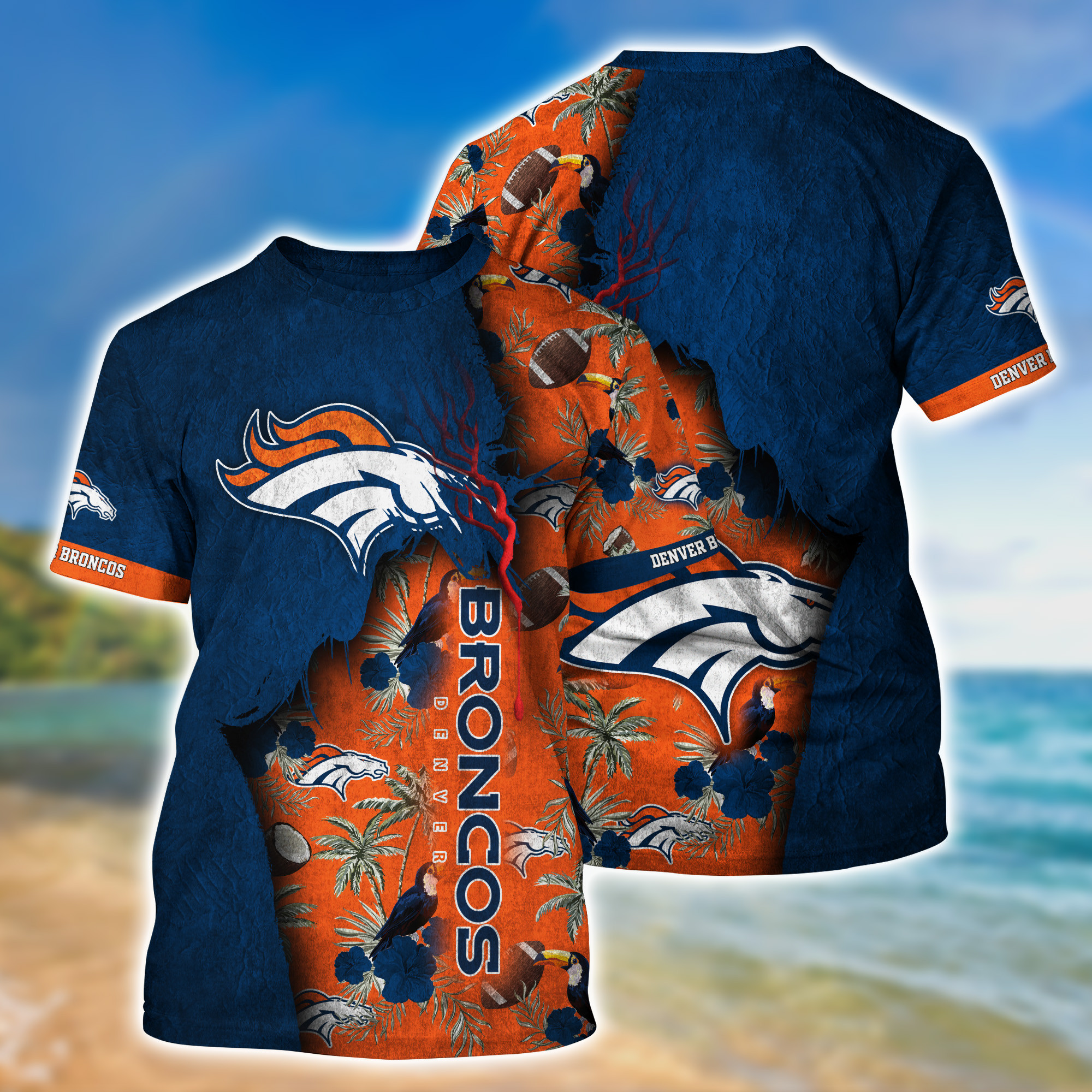 Buy Denver Broncos NFL Hawaiian Aloha Shirt For Fans - HomeFavo