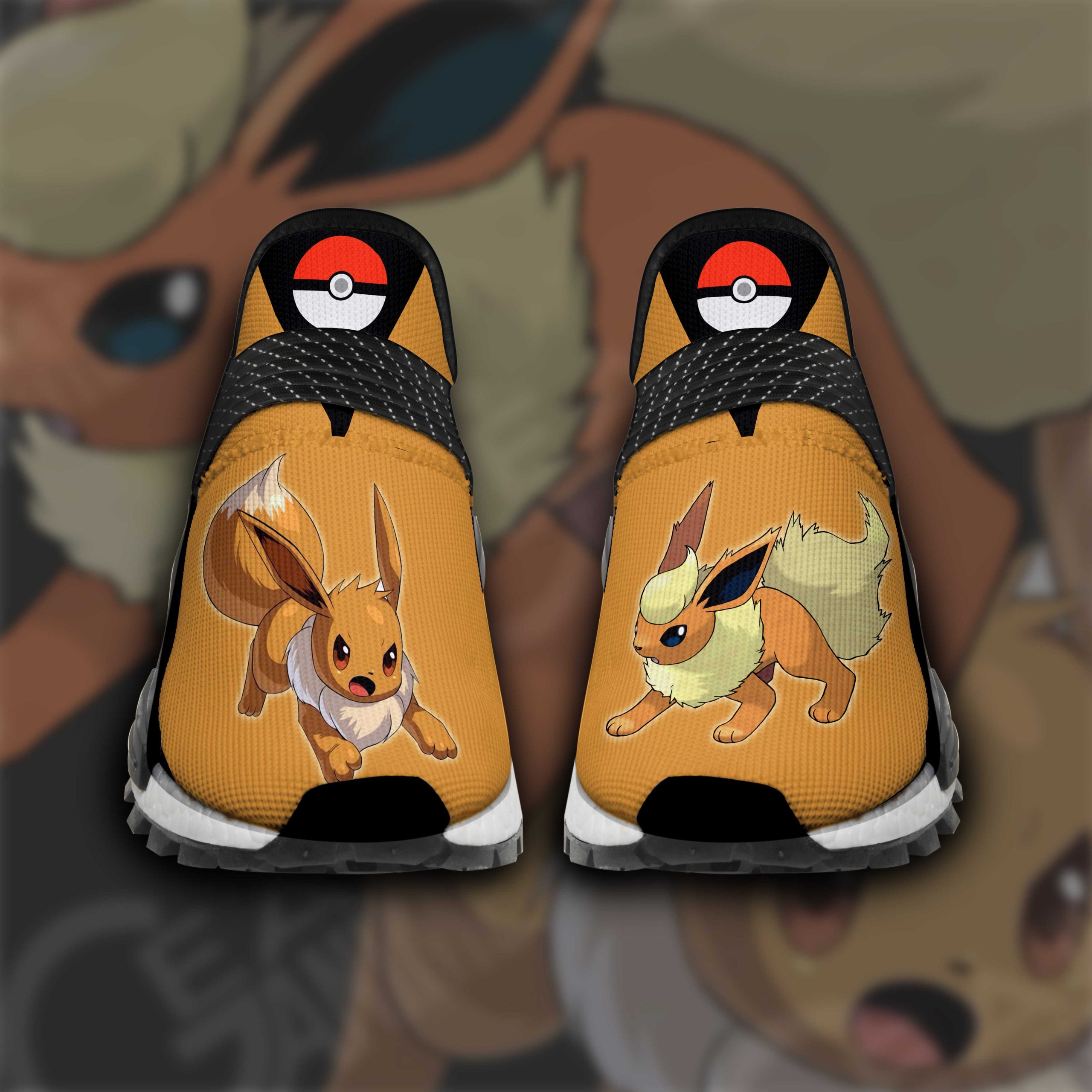 Eevee Shoes Pokemon Custom Anime Shoes TT11