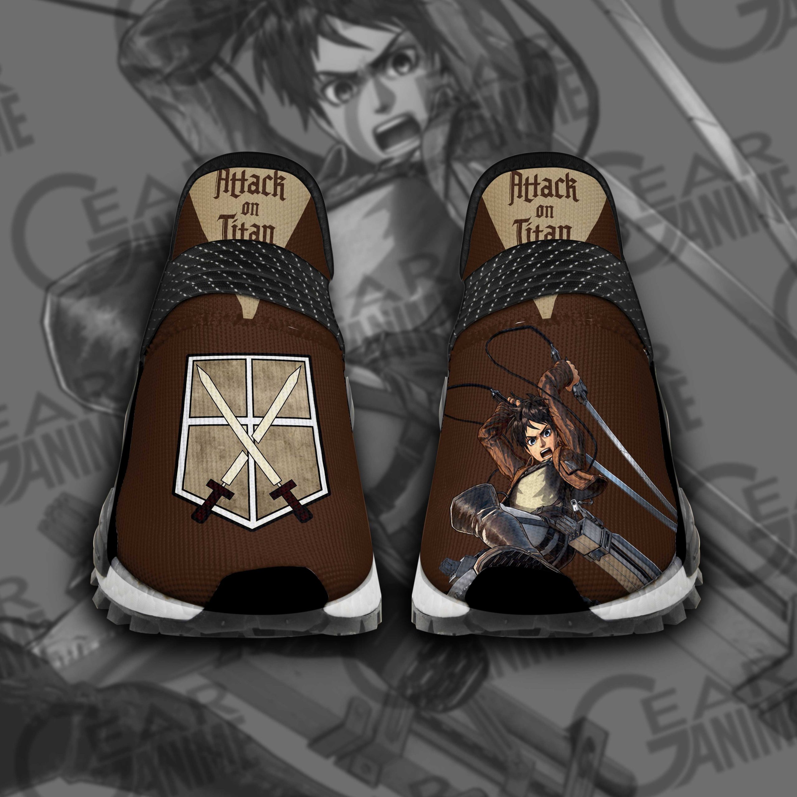 Eren Yeager Shoes Custom Attack On Titan Custom Anime Shoes