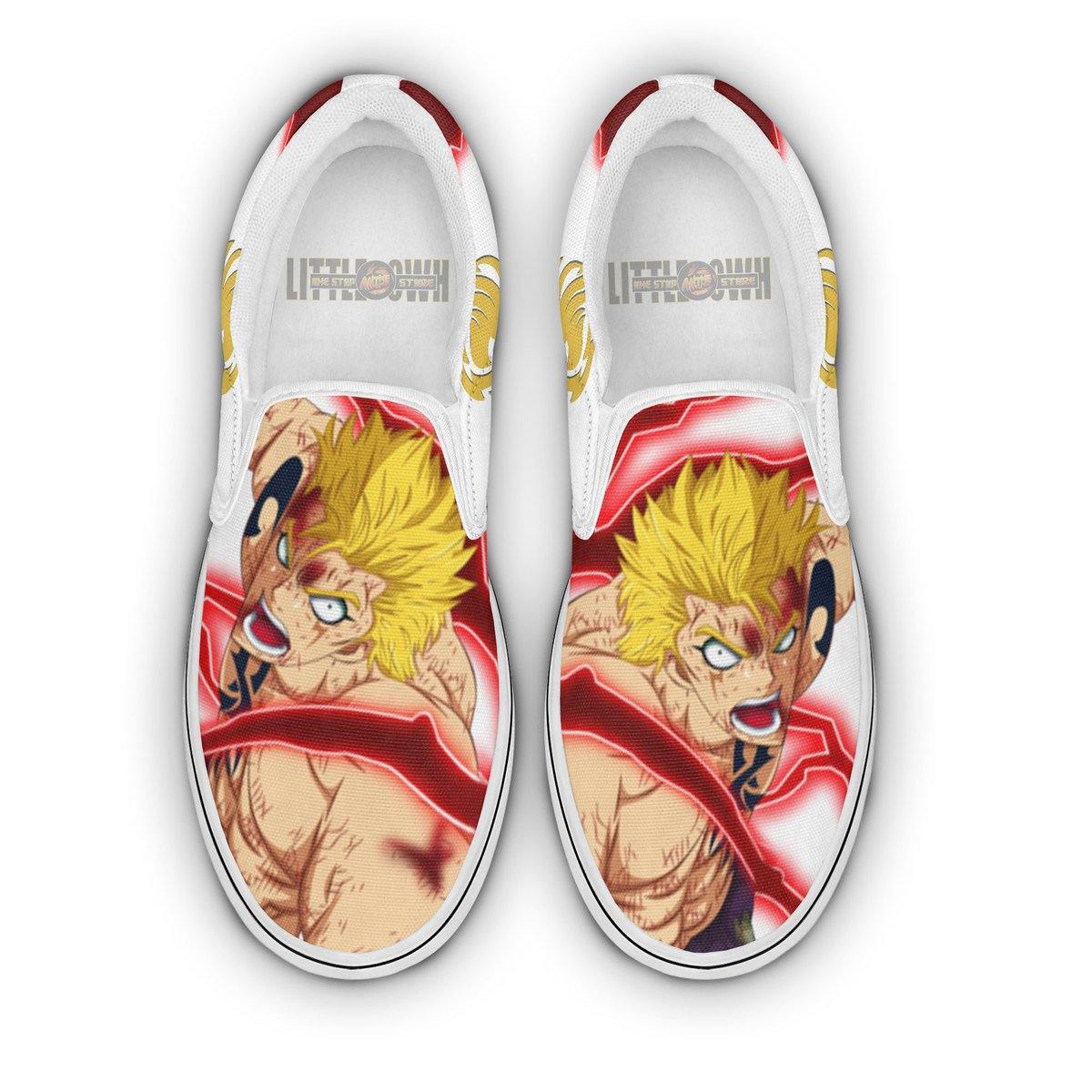 Fairy Tail Laxus Shoes Custom Anime Classic Slip-On Sneakers