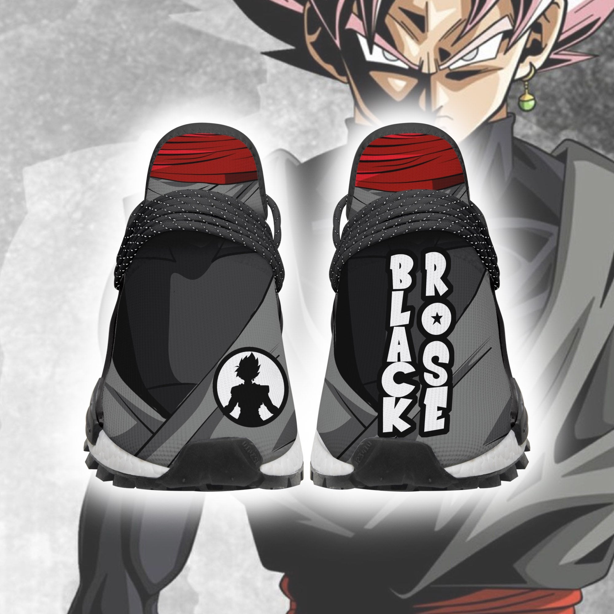 Goku Black Rose Shoes Custom Uniform Dragon Ball Super Anime Sneakers