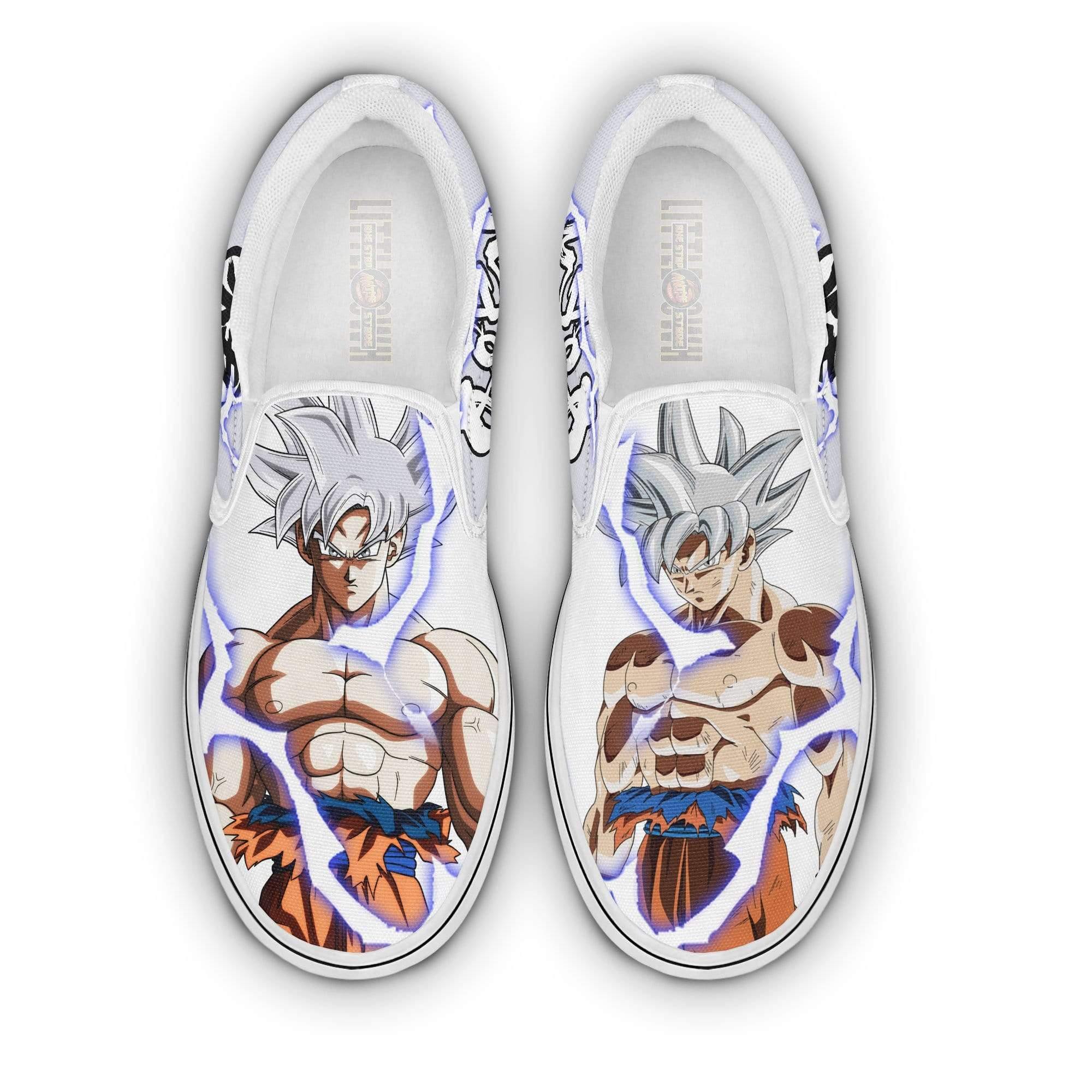 Goku Shoes Dragon Ball Z Shoes Anime Sneakers Custom Ultra Instinct Classic Slip-On