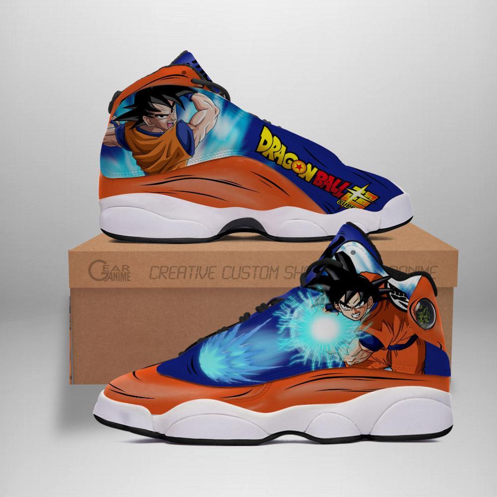 Goku Sneakers Kamehameha Custom Anime Dragon Ball Super Shoes