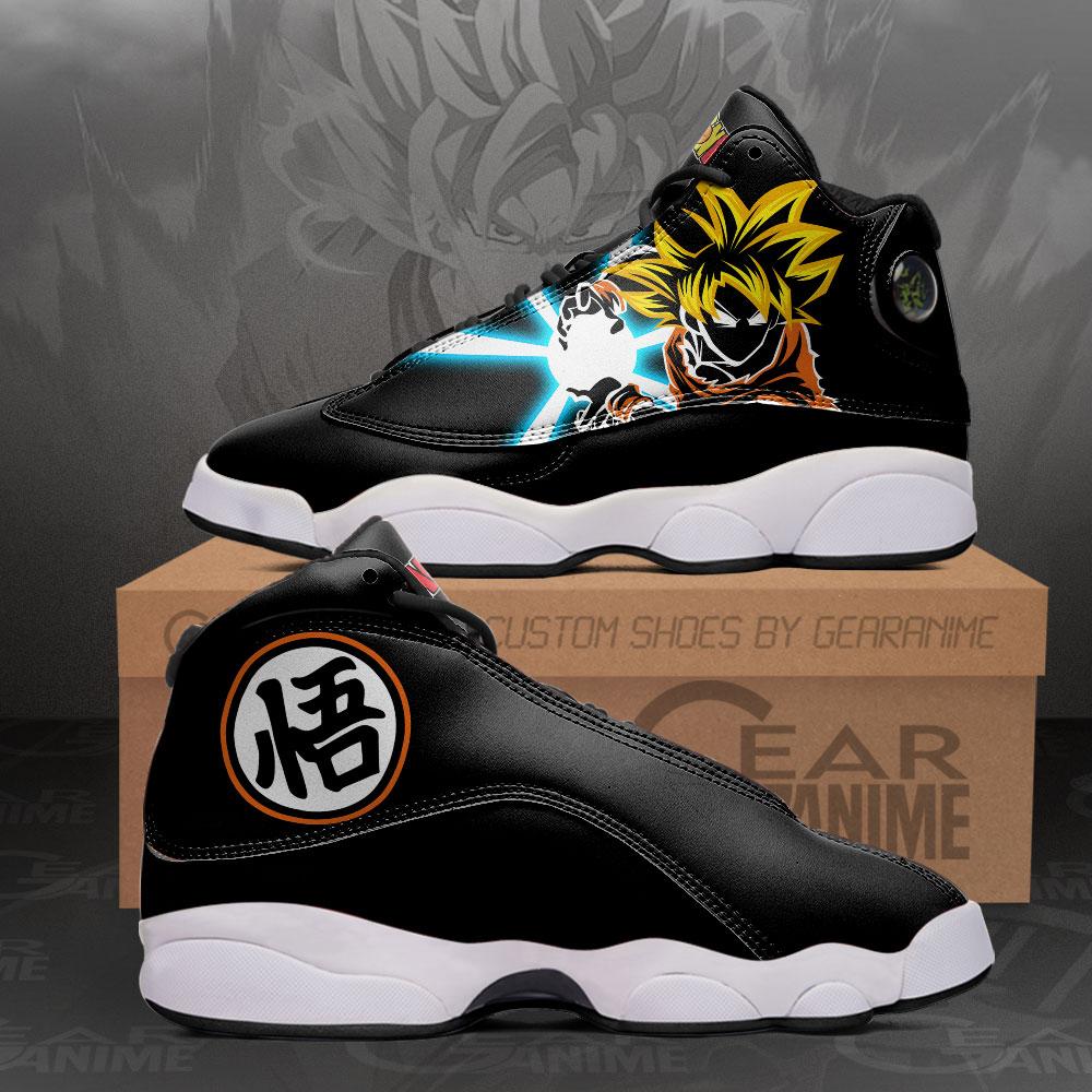 Goku Sneakers Kanji Symbol Custom Anime Dragon Ball Z Shoes