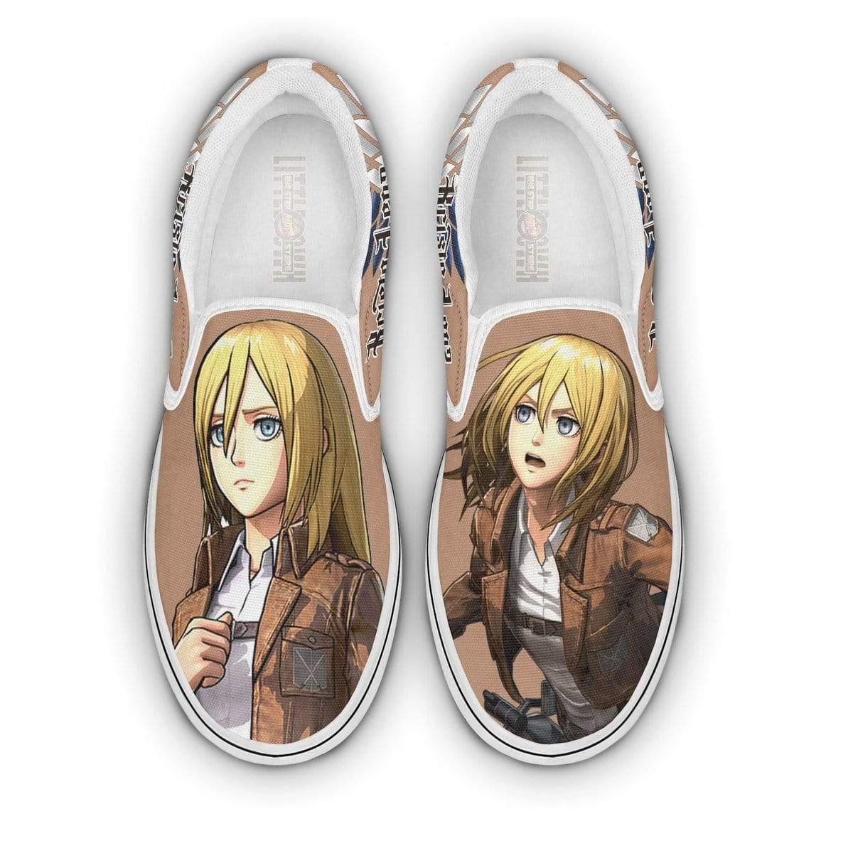 Historia Reiss Shoes Custom Attack on Titan Anime Classic Slip-On ...