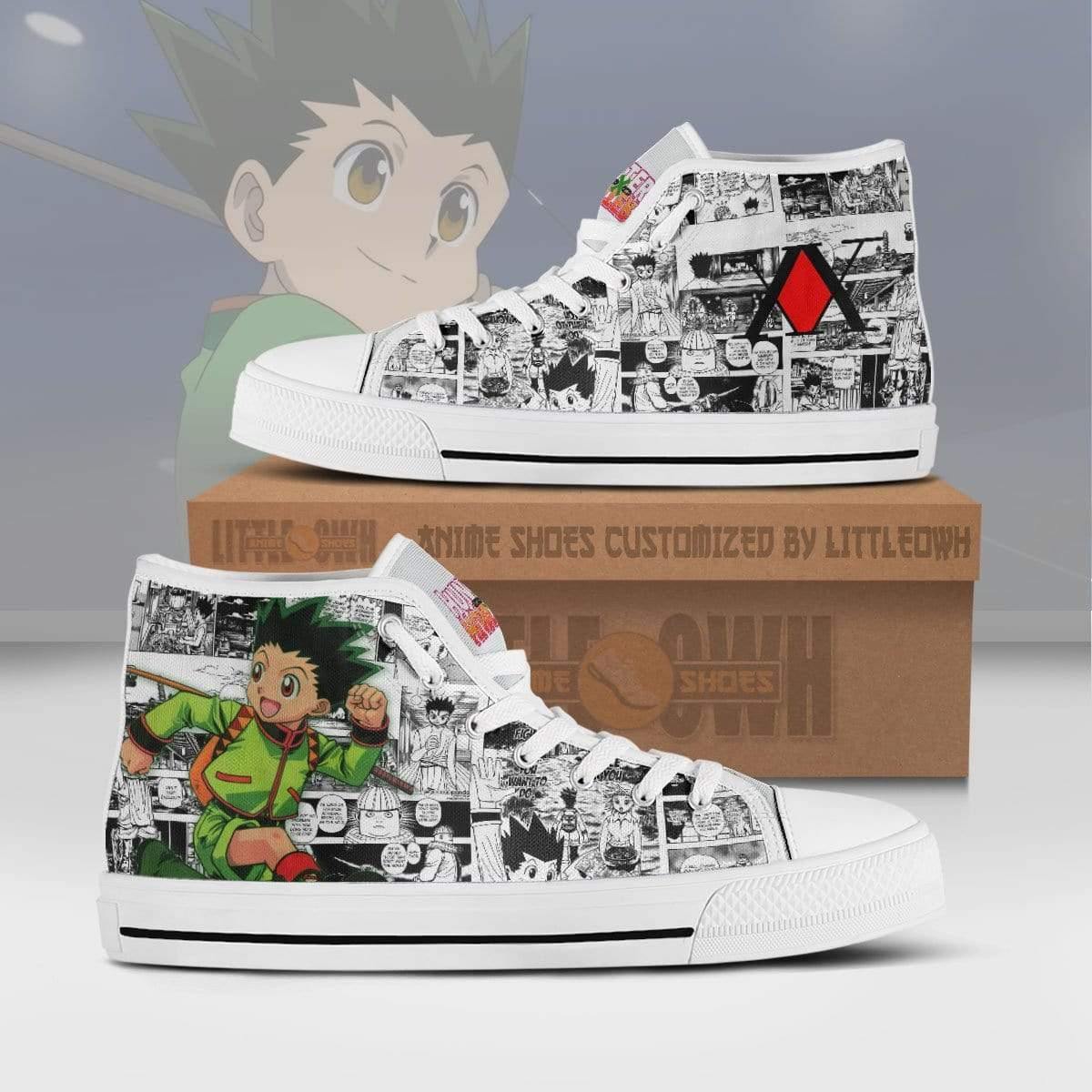 Hunter x Hunter Shoes Anime High Tops Custom Sneakers Gon Freecss