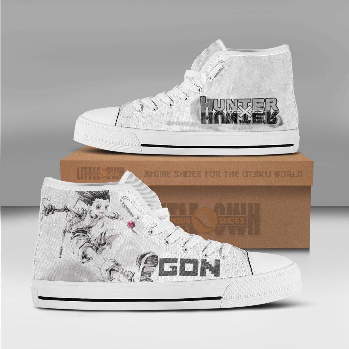 Hunter x Hunter Shoes Anime High Tops Gon Freecss Custom Sneakers