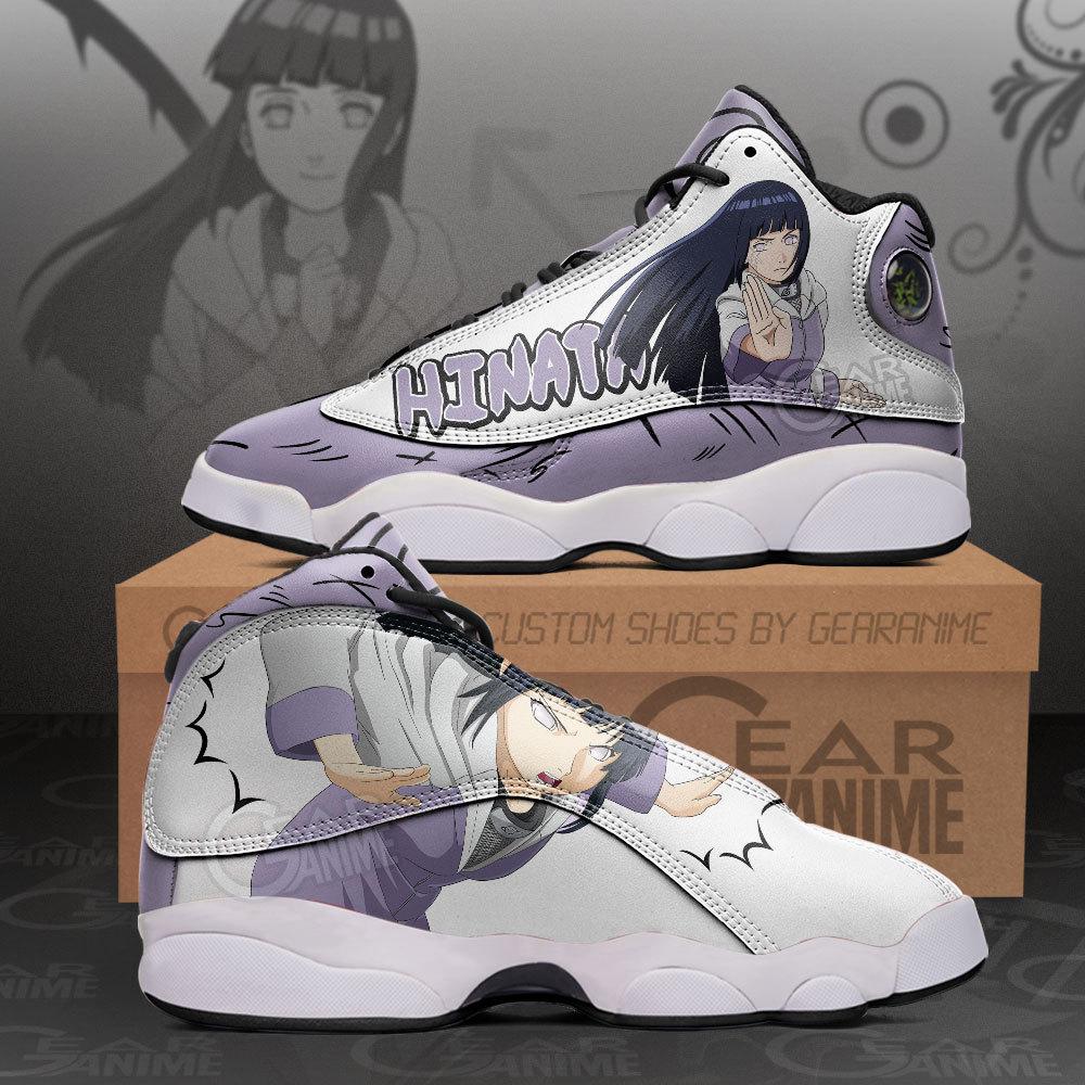 Hyuga Hinata Sneakers Custom Anime Naruto Shoes