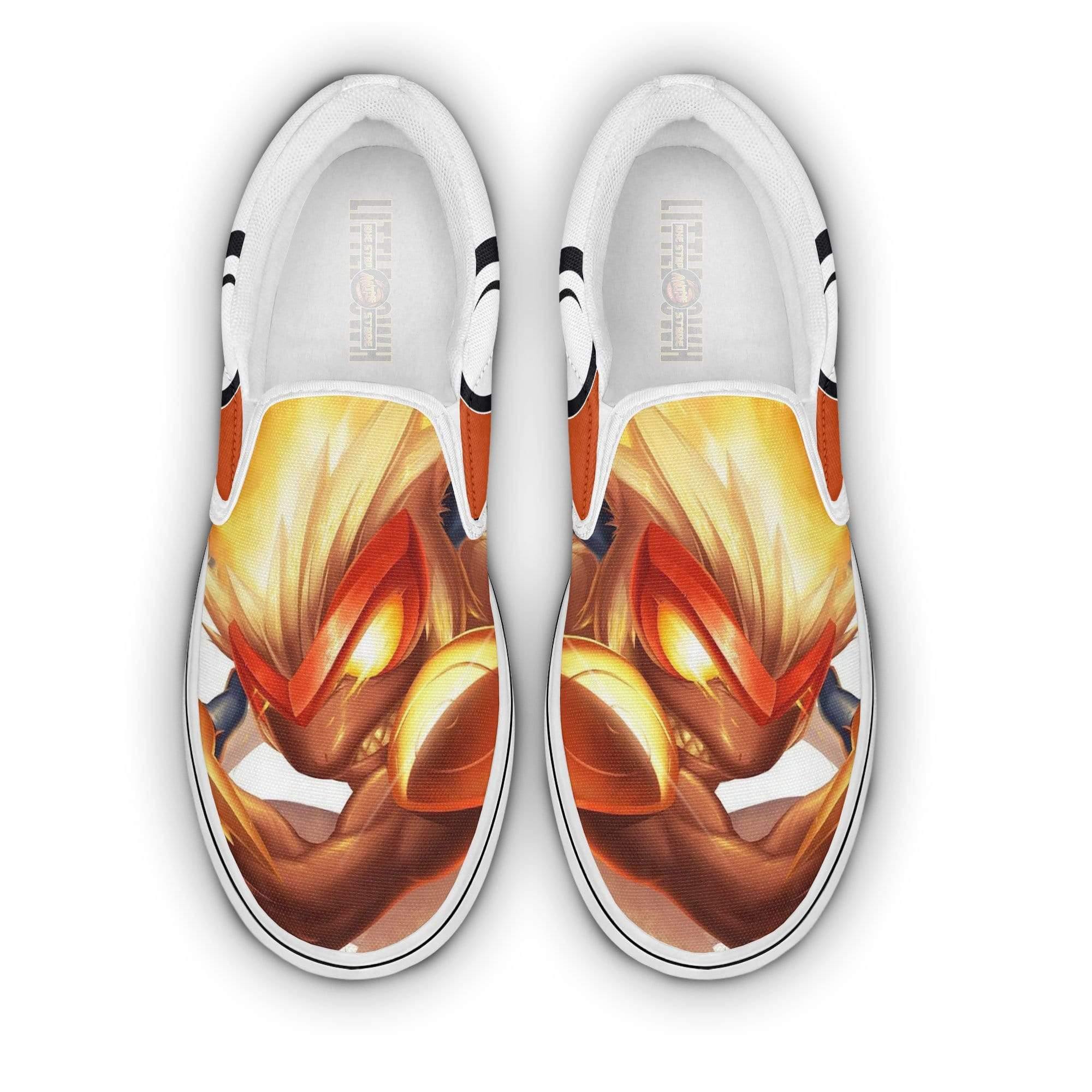 Infernape Custom Pokemon Shoes Slip On Anime Flat Sneakers