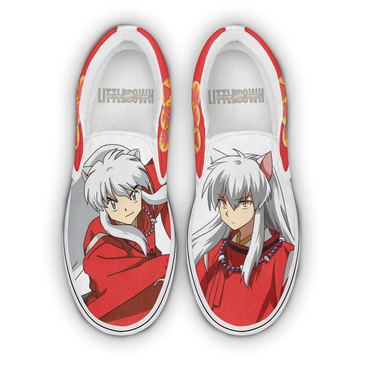 InuYasha Shoes Custom Anime Classic Slip-On Sneakers
