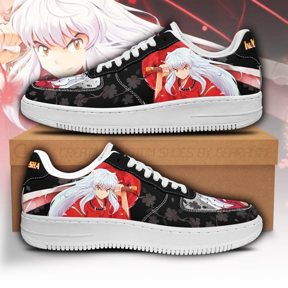 Inuyasha Sneakers Inuyasha Anime Shoes Fan Gift Idea PT05 - HomeFavo