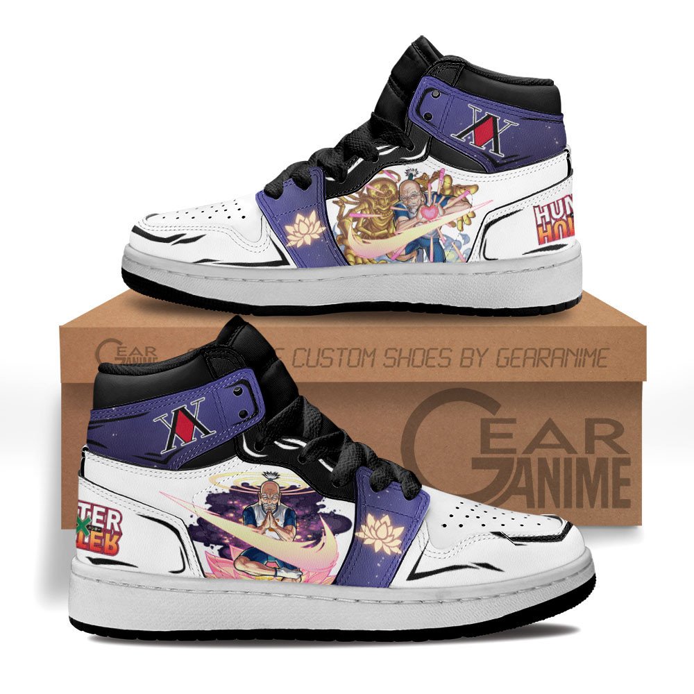 Isaac Netero Kids Sneakers Custom Anime Hunter X Hunter Kids Shoes ...