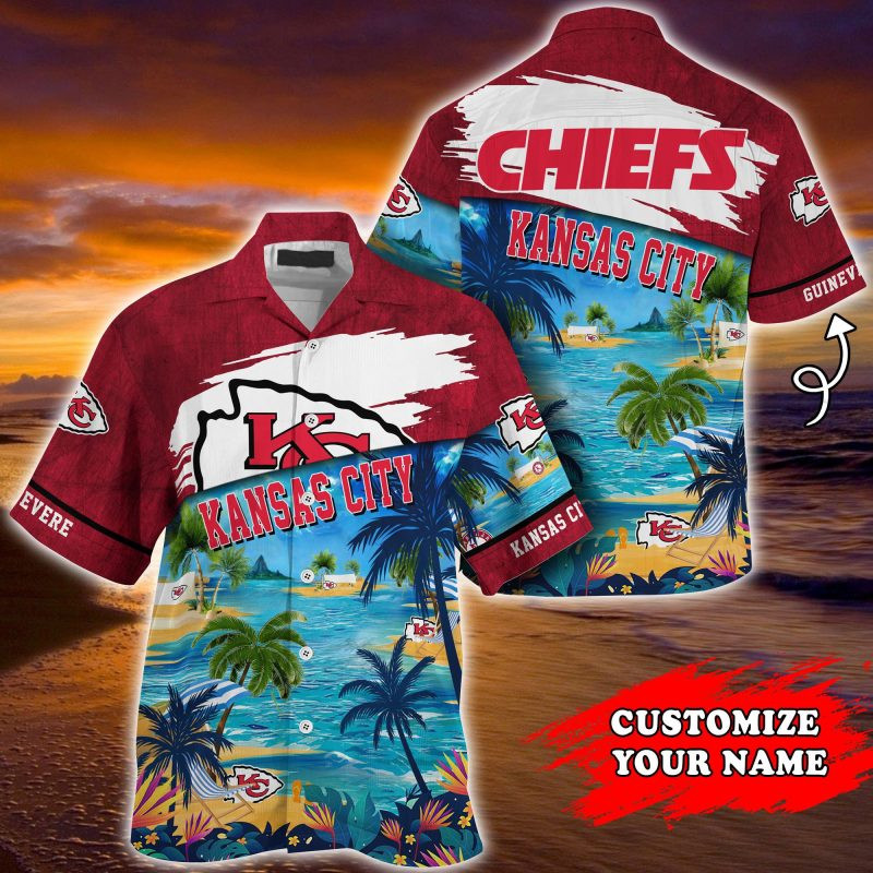 Kansas City Chiefs NFL Customized Summer Hawaii Shirt For This Season ...