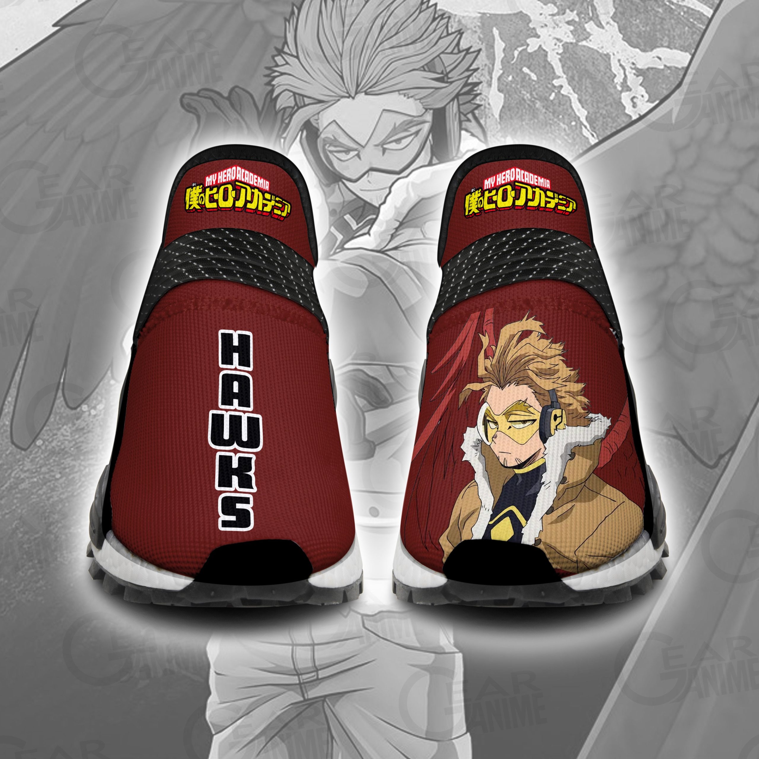 Keigo Hawks Shoes My Hero Academia Custom Shoes PT11