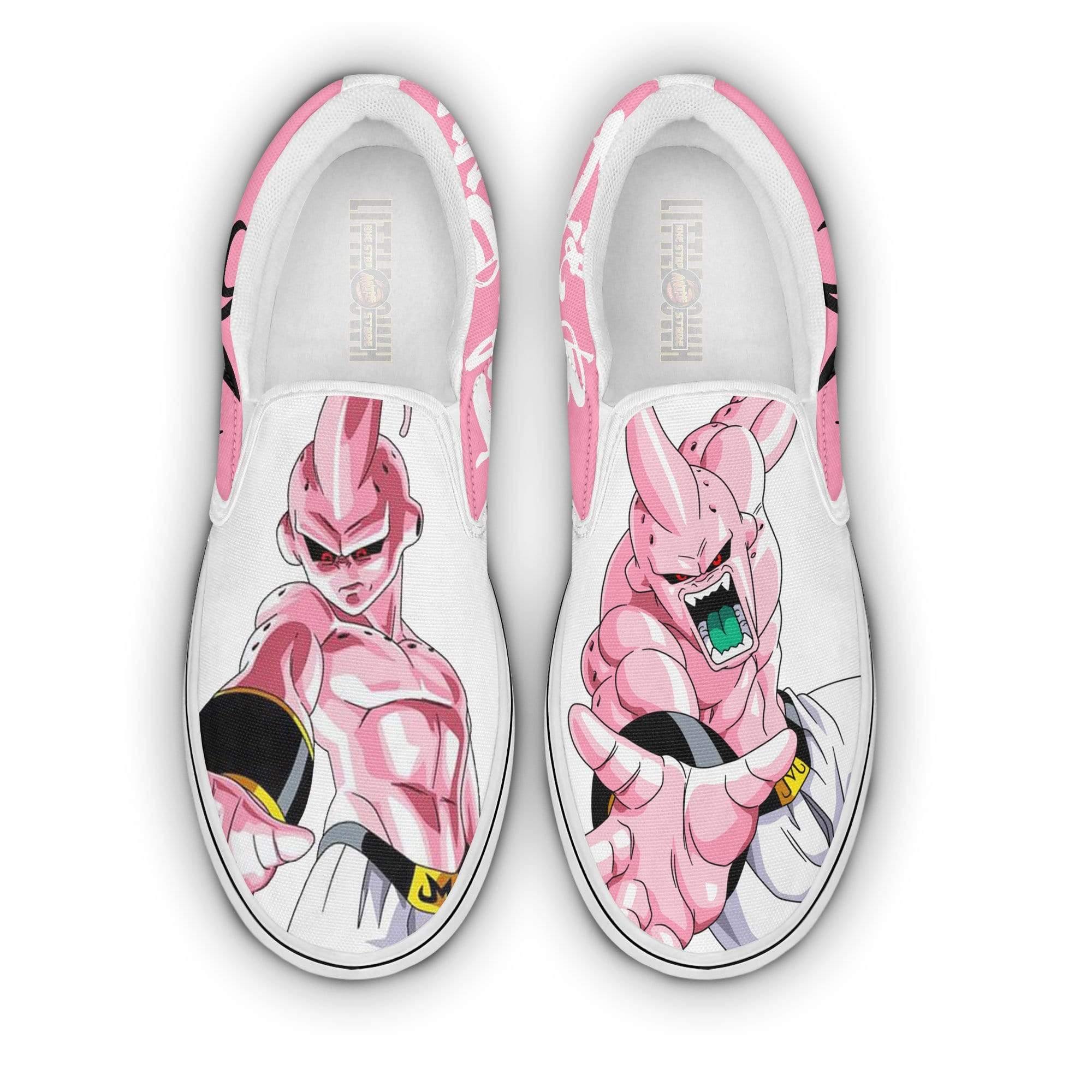 Kid Buu Classic Slip-On Custom Dragon Ball Z Shoes Anime Sneakers