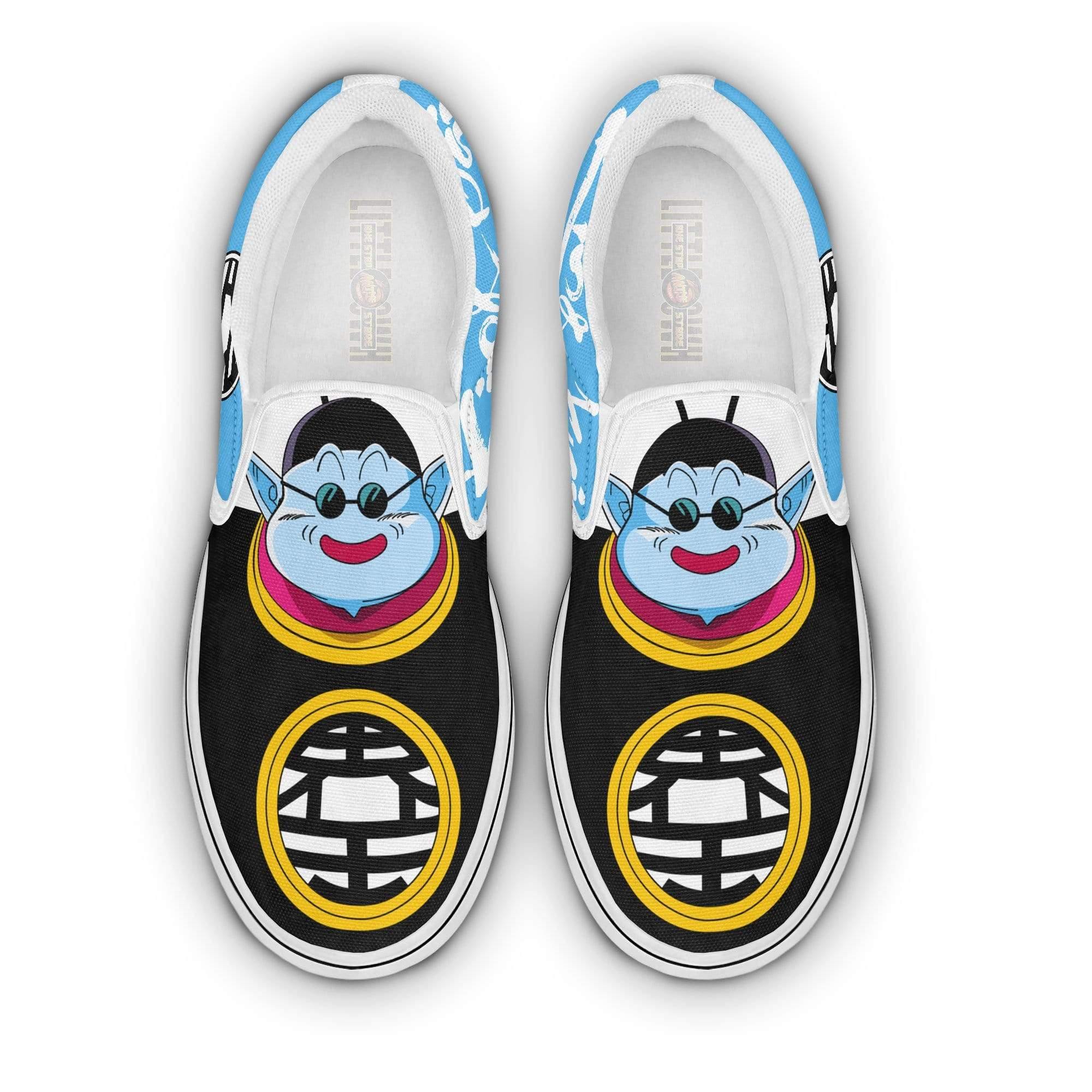King Kai Classic Slip-On Custom Dragon Ball Z Shoes Anime Sneakers