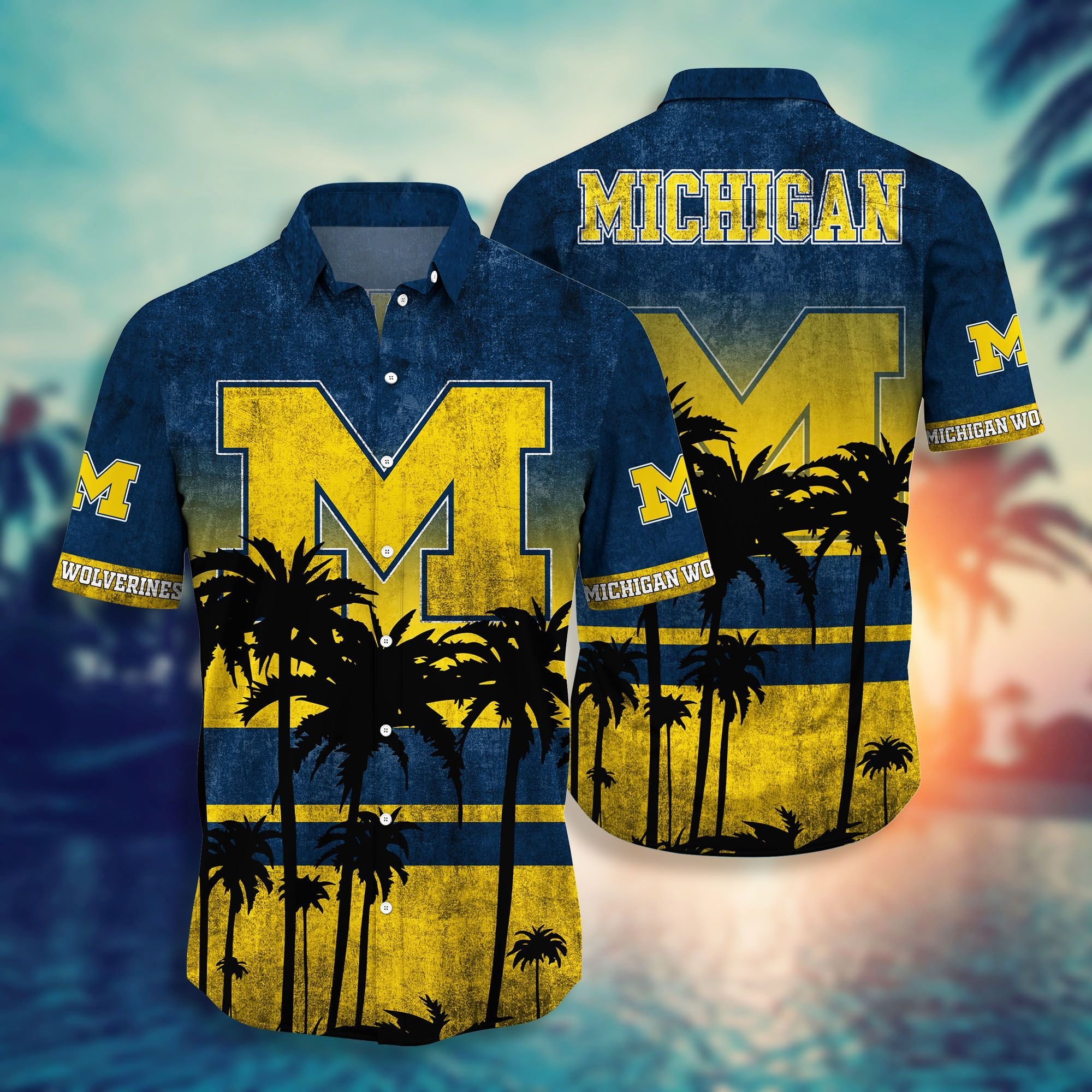Michigan Wolverines Hawaii Shirt Short Style Hot Trending Summer