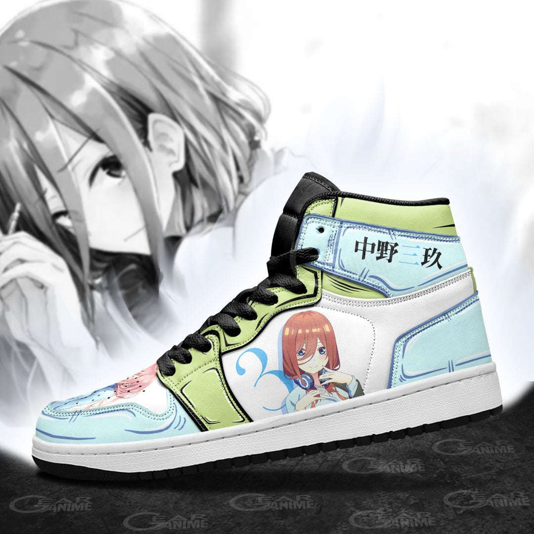 Miku Nakano Sneakers Custom Anime 5-toubun No Hanayome Shoes - HomeFavo