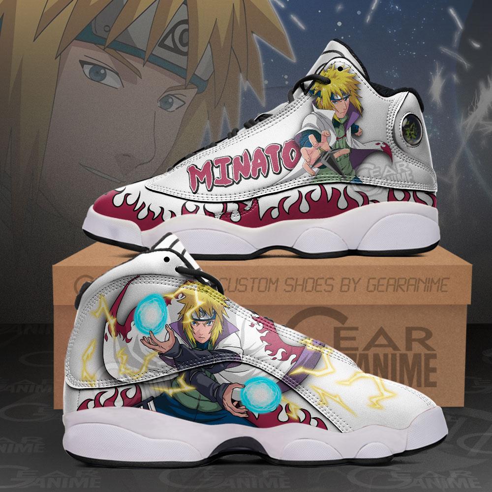 Minato Namikaze Sneakers Custom Anime Naruto Shoes