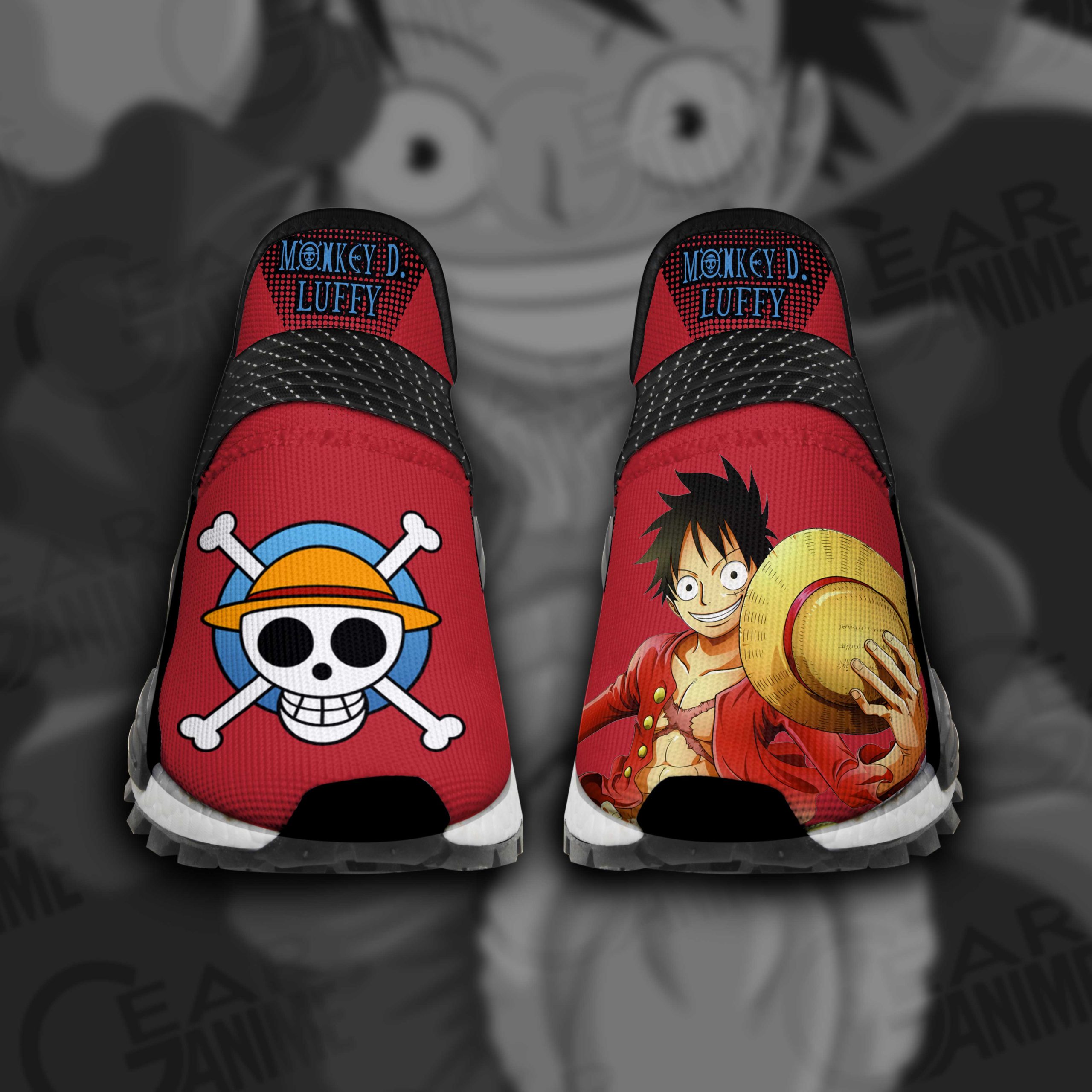 Monkey D Luffy Shoes One Piece Custom Anime Shoes TT11
