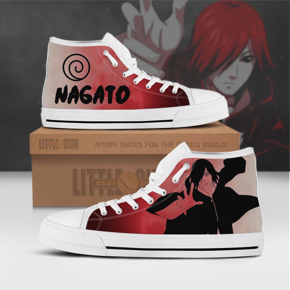 Nagato Naruto Anime Custom All Star High Top Sneakers Canvas Shoes