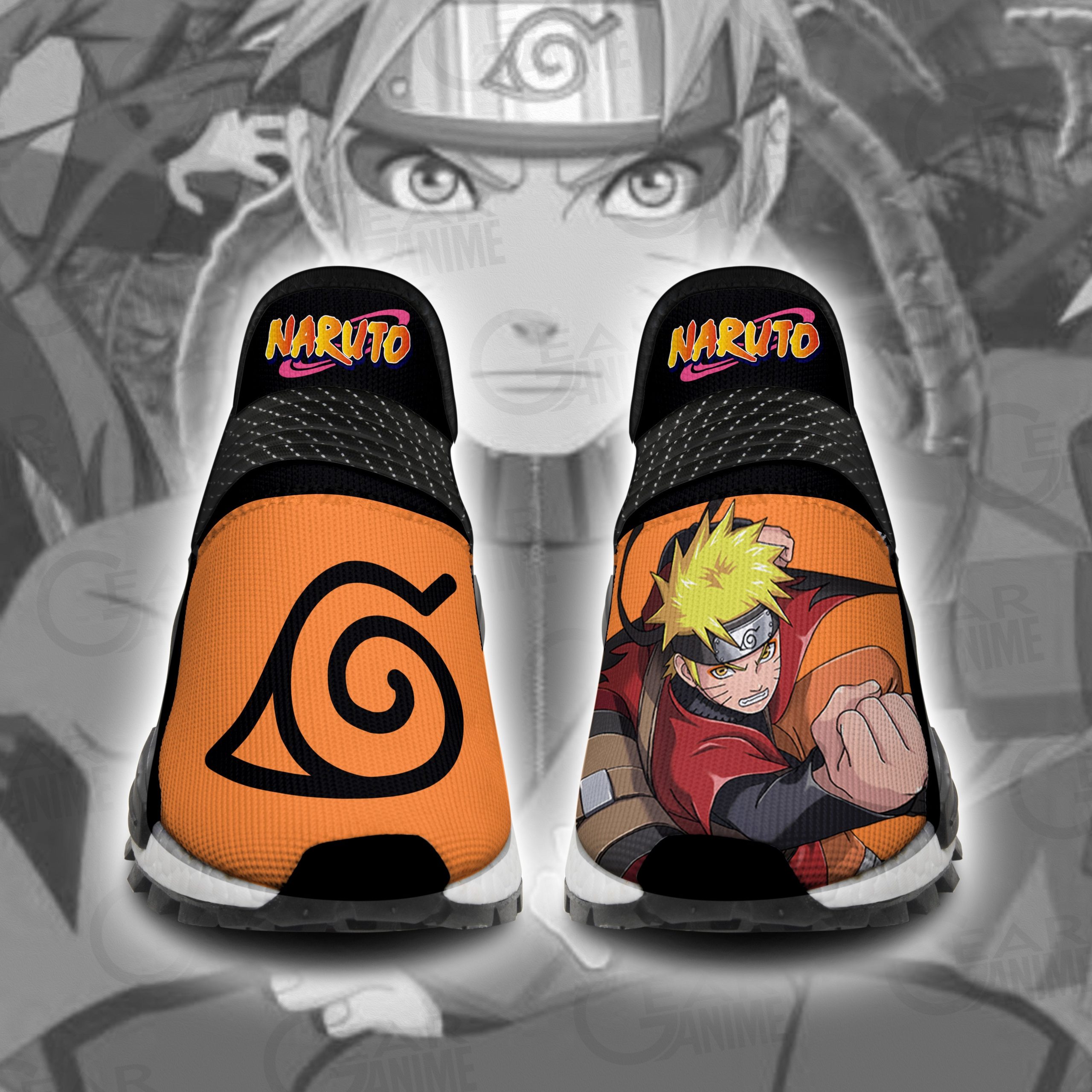 Naruto Sage Shoes Naruto Custom Anime Shoes PT11