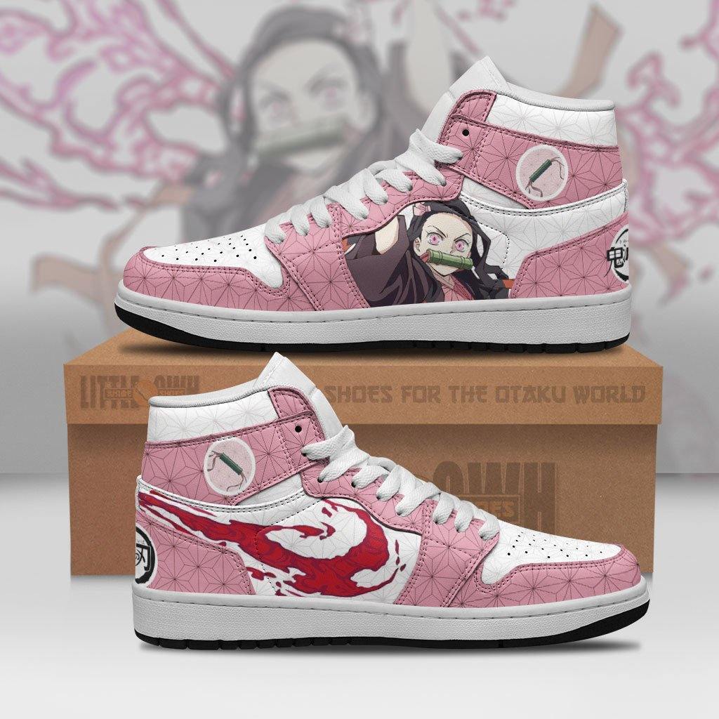 Nezuko Custom Shoes Anime Custom Sneakers - HomeFavo