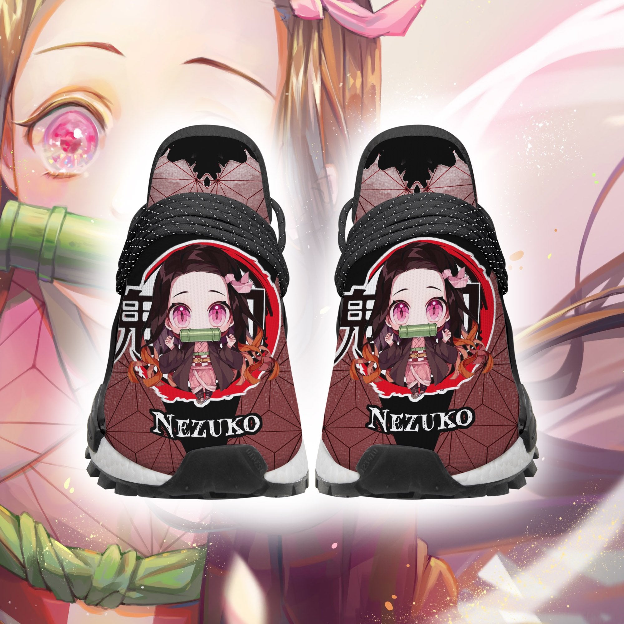 Nezuko NMD Shoes Custom Demon Slayer Anime Sneakers