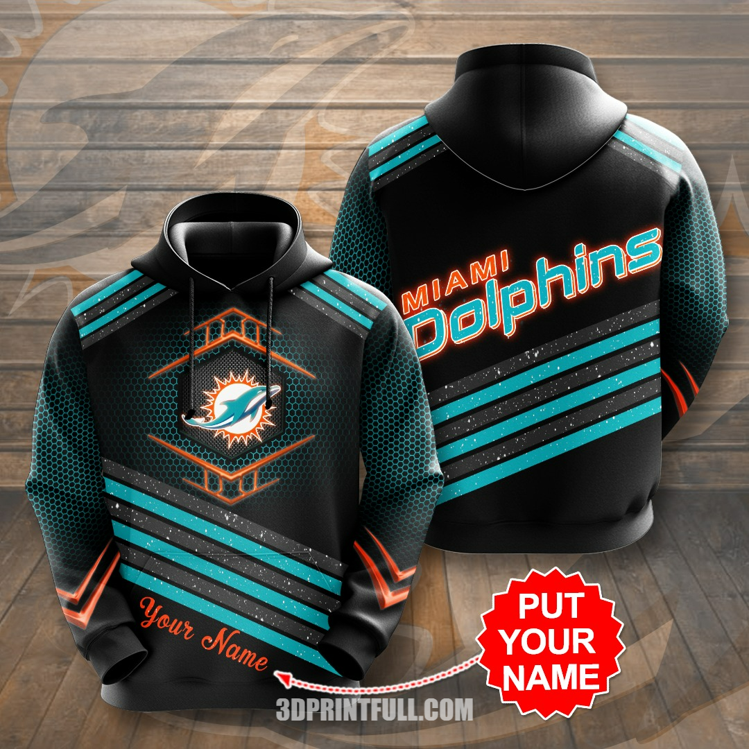 NFL Miami Dolphins Hoodie 3D For men women - HomeFavo