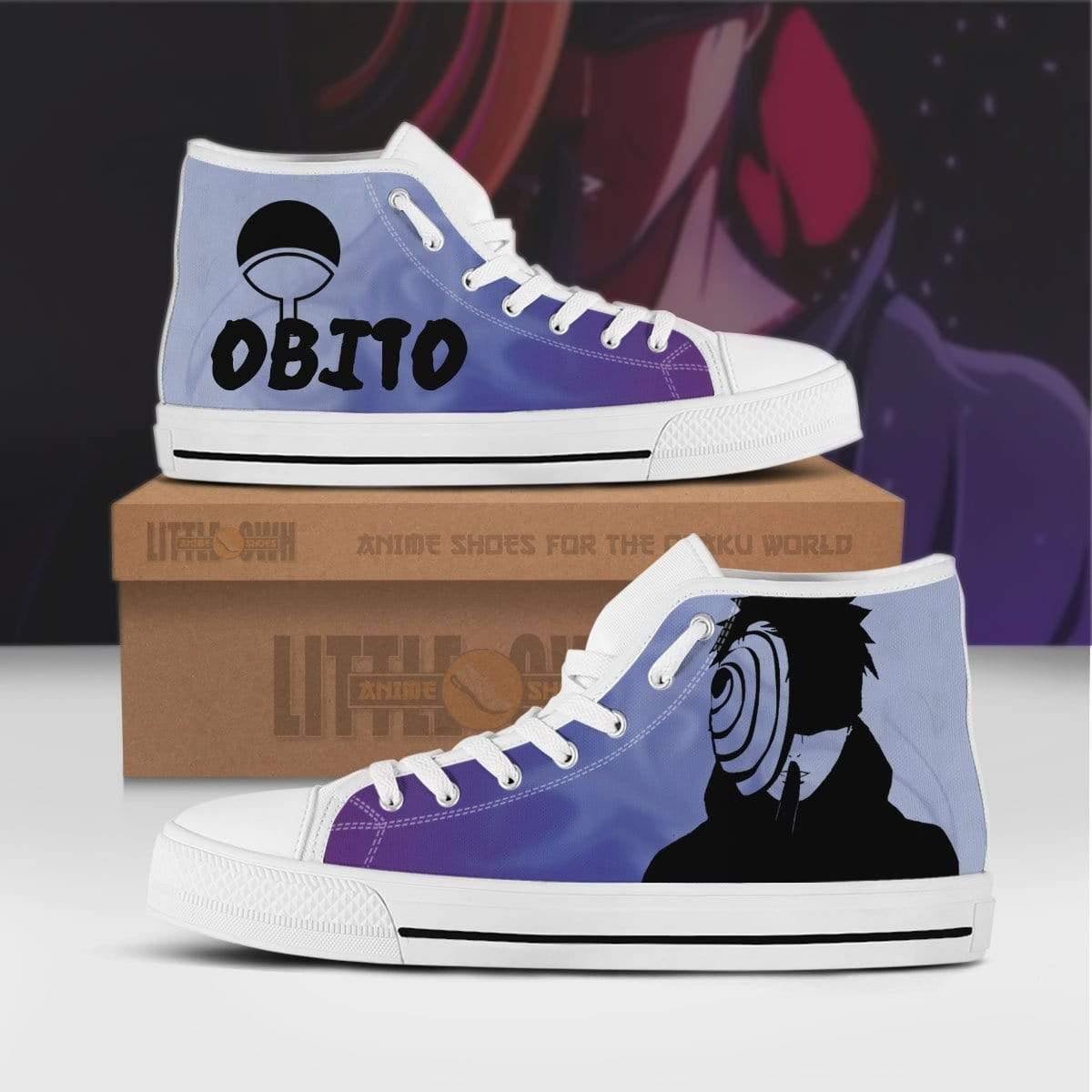 Obito Naruto Anime Custom All Star High Top Sneakers Canvas Shoes