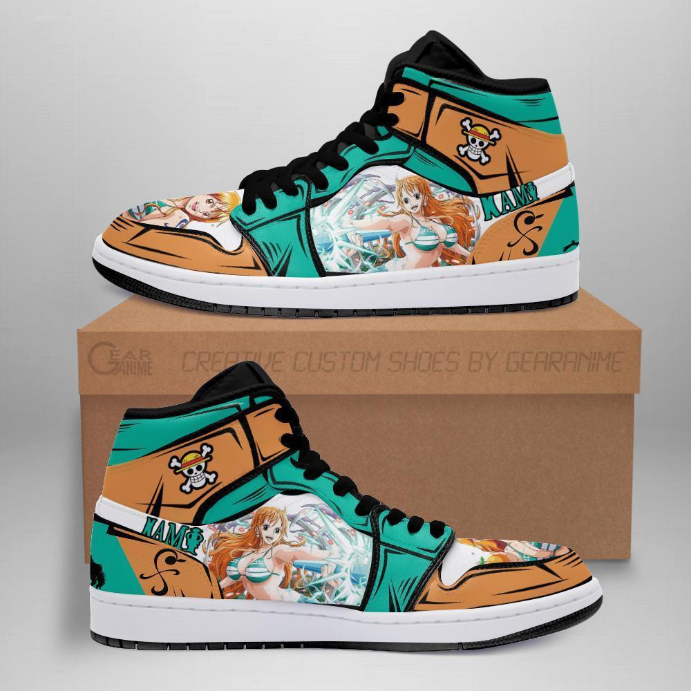 One Piece Nami Sneakers Custom Anime Shoes