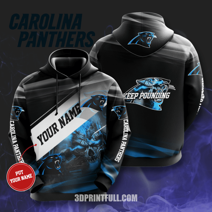 Personalized Carolina Panthers CP 3D Hoodie Women Men - HomeFavo