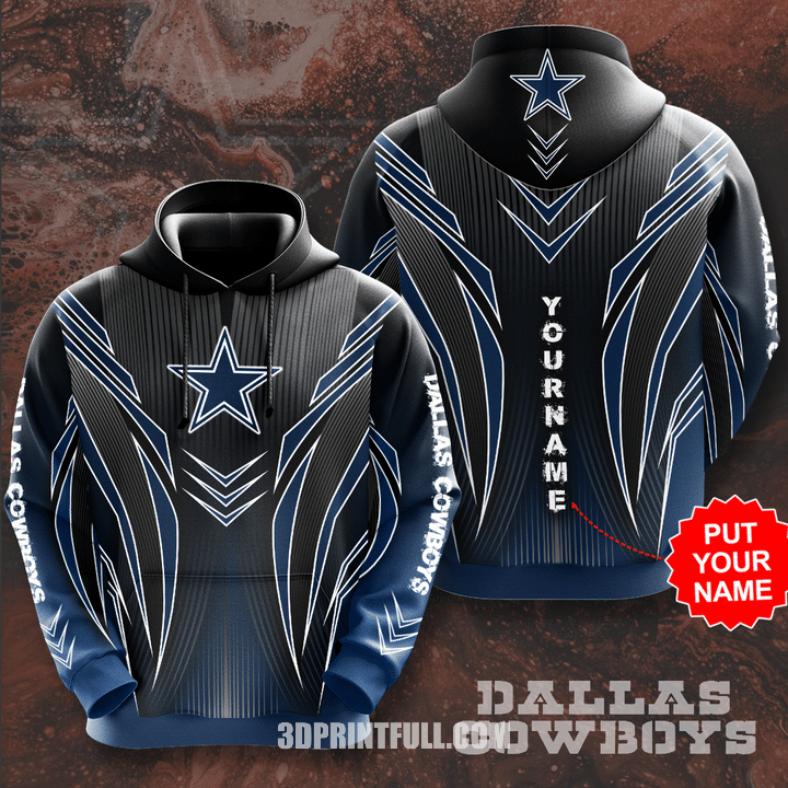 Personalized Dallas Cowboys DC 3D Hoodie NFL - HomeFavo