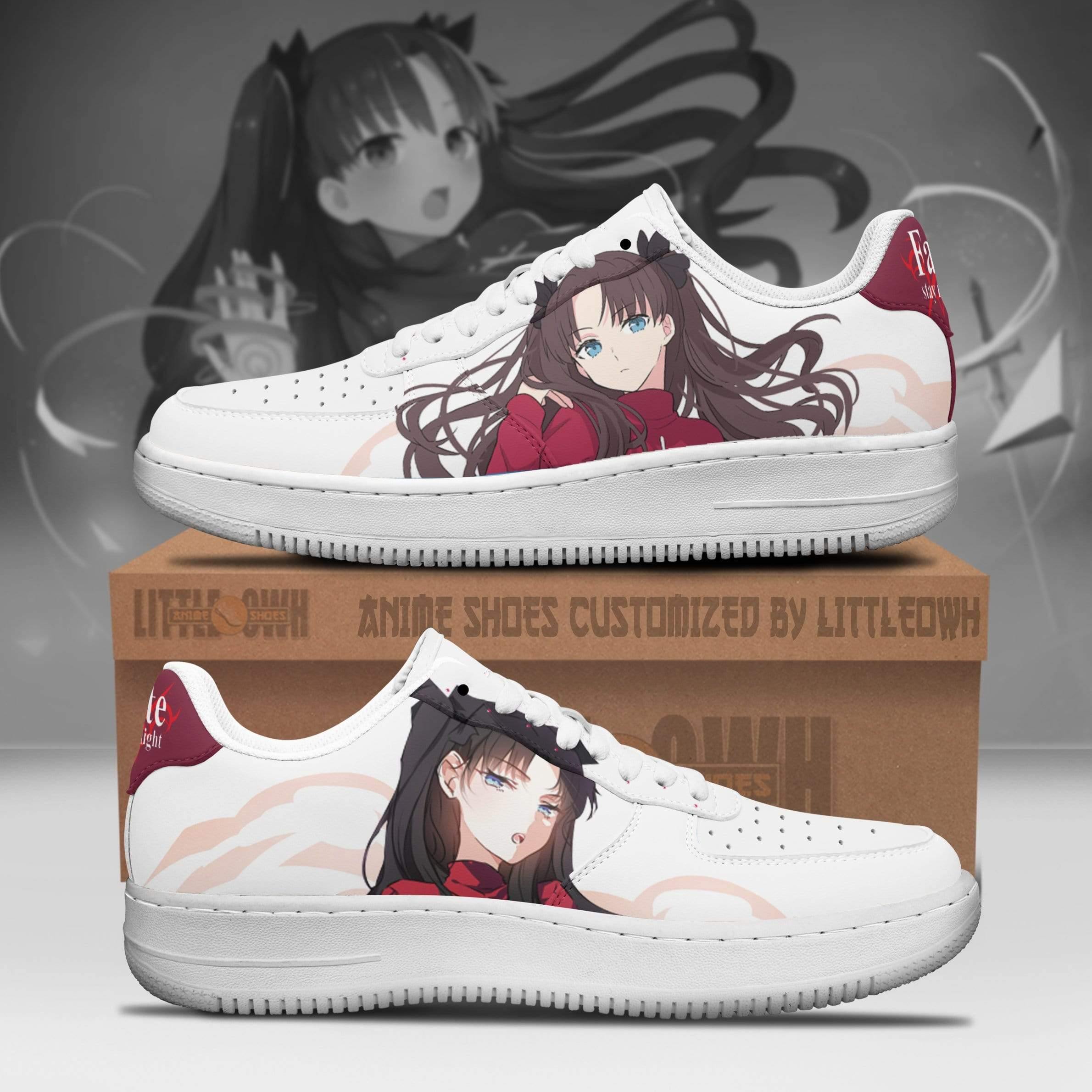 Rin Tohsaka AF Sneakers Custom Fate/Stay Night Anime Shoes - HomeFavo